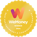 Award WeMoney Best for equipment and commercial finance 2024